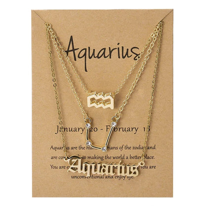Conjunto 3 Colares dos Signos