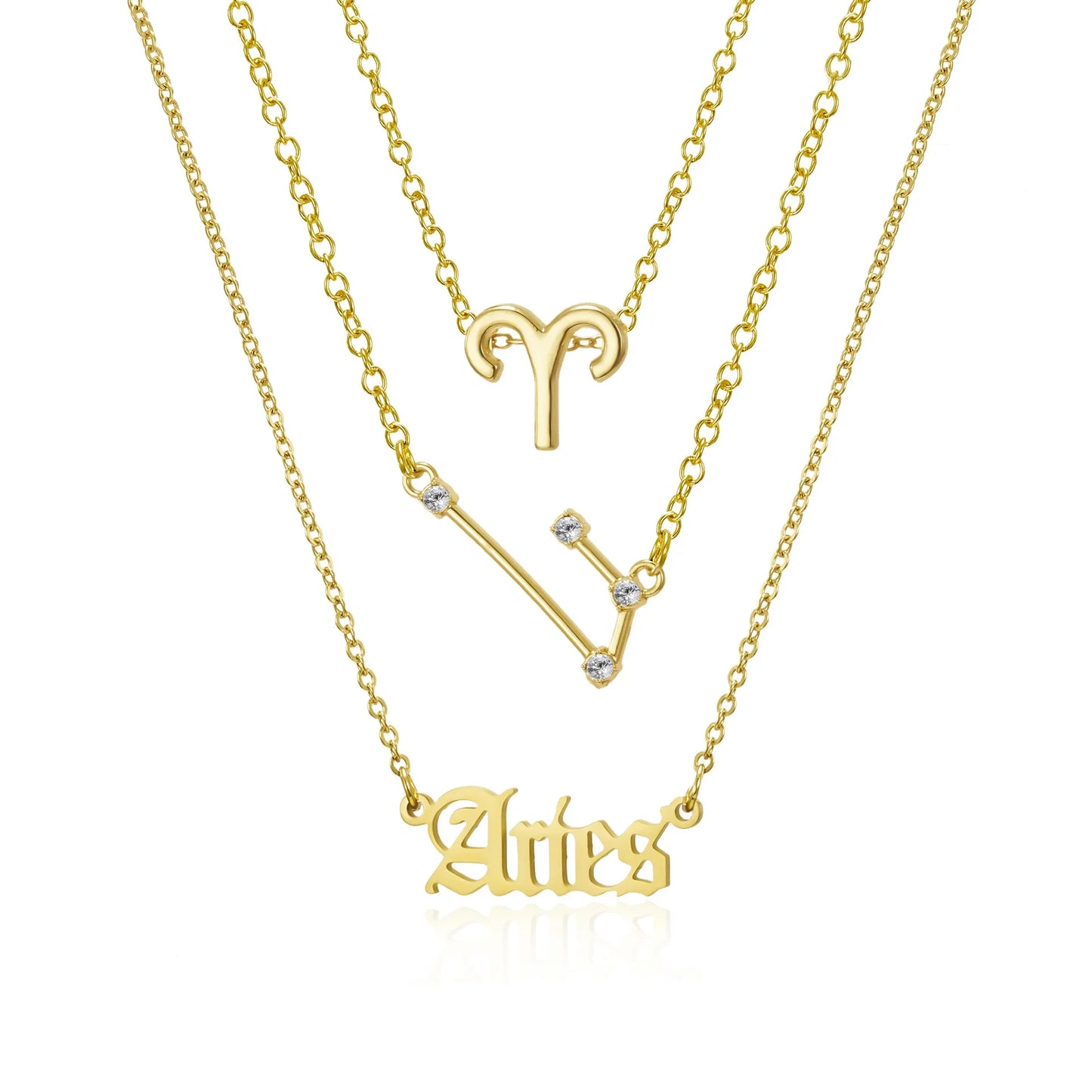 Conjunto 3 Colares dos Signos
