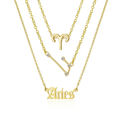 Conjunto 3 Colares dos Signos
