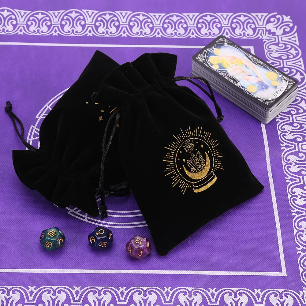 Bolsa Mística de Veludo para Tarot