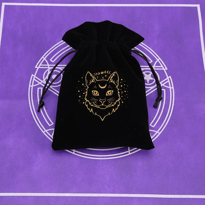 Bolsa Mística de Veludo para Tarot