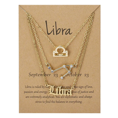 Conjunto 3 Colares dos Signos