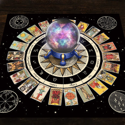 Toalha Mística Signos e Tarot
