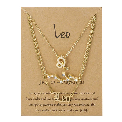 Conjunto 3 Colares dos Signos