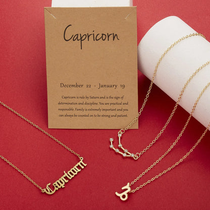 Conjunto 3 Colares dos Signos