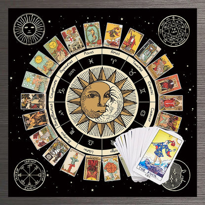 Toalha Mística Signos e Tarot
