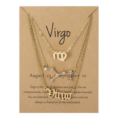 Conjunto 3 Colares dos Signos
