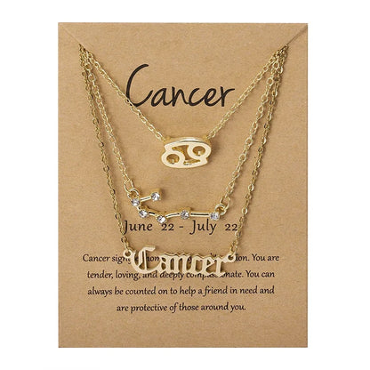 Conjunto 3 Colares dos Signos