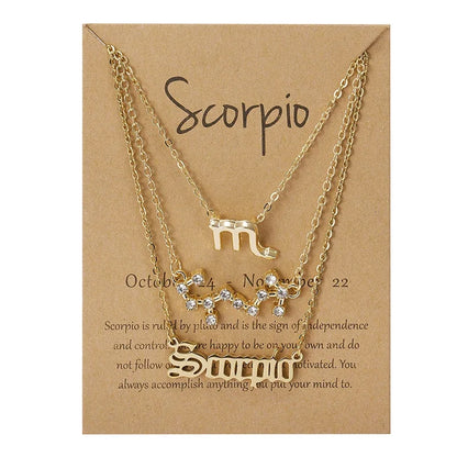 Conjunto 3 Colares dos Signos