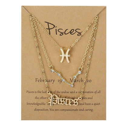 Conjunto 3 Colares dos Signos