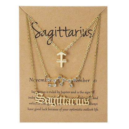 Conjunto 3 Colares dos Signos